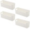 FYting Aufbewahrungskorb,4 Stück Badezimmer Organizer, Schubladen Organizer,Schminktisch Organizer,U-Port-Organizer Box für Schreibwaren, Socken, Unterwäsche, Datenkabel(25,5 x 8,5 x 8 cm)