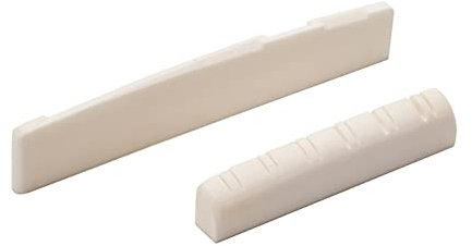 OVNSHVN 12 Saitige Akustik Gitarre Knochen BrüCke Sattel Mutter für Folk Gitarre 49 Mm/76 Mm Gitarren ZubehöR Teile