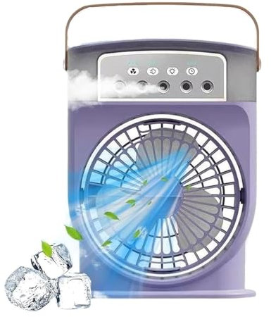 Refroidisseur d'air Polarlux, climatiseur Polarlux, ventilateur à glace Polarlux, ventilateur à glace Polar Lux, climatiseur Polar Lux, ventilateur de climatiseur portable, avec 3 vitesses de vent et
