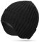 Jadive Bonnet d'hiver avec Cache Oreilles Bonnet Tricoté Épais Chaud Peluche Doublure Bonnet pour Femmes Hommes en Plein Air Sports(Noir)