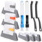 Palksky Lot de 7 brosses de nettoyage pour rainures de fenêtre
