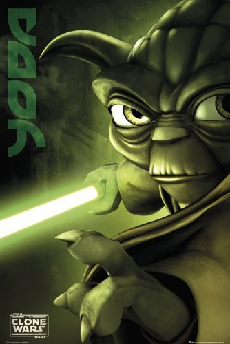 GB Eye - Poster Clone Wars - Yoda 61x92cm - 5028486147106