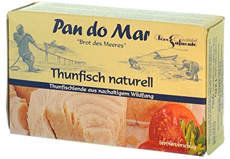 Pan do Mar Thunfisch naturell (1 x 120 g) | 120 g (1er Pack)