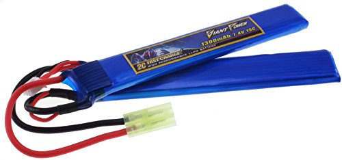 7.4v Airsoft LiPO Batteries (1300mAh 15C Cranestock)