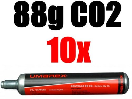 10 Co2 Kapseln 88g von Umarex für Gotcha,Softair, Paintball, Co2 Gewehr