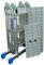 Clow Multi-Purpose Combination Ladder, Heavy Duty 150Kg Load Capacity EN131