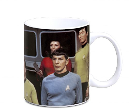 Logoshirt® Star Trek I USS Enterprise I Crew I Mug I Tasse à café I Porcelaine I 300 ml I Dans une boîte cadeau colorée I Design original sous licence