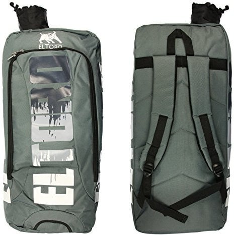 elToro Tournament - Rucksack für Pfeil und Bogen, für Recurvebögen für Turnier oder Wettkampf, viel Stauraum, Farbe Grau