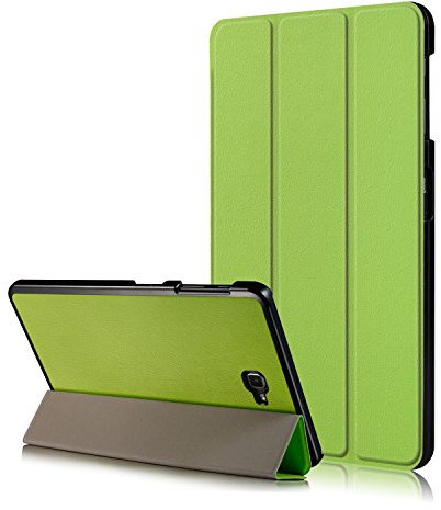 Xuanbeier Ultradünne Hülle Kompatibel mit Samsung Galaxy Tab A 10.1 2016 SM-T580/T585 (A6) Tablette Schutzhülle mit Ständer und Auto Schlaf/Wachen Funktion,Grün