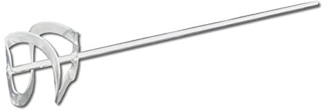 DEWEPRO® Wendelrührer - Wendel-Rührstab in Spiralform verzinkt, Mörtelmischer ø110x500mm Mörtelrührer, Rührquirl zum Verrühren von pastösen Materalien