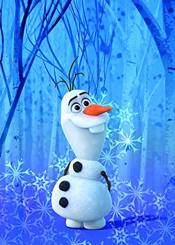 Komar Disney Wandbild Frozen Olaf Crystal | Kinderzimmer, Babyzimmer, Dekoration, Kunstdruck | ohne Rahmen | WB067-50x70 | Größe: 50 x 70 cm (Breite x Höhe), Bunt