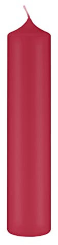 Altarkerzen (10% BW Anteil) (Bienenwachs Kerzen Burgund Rot/Braun 250 x Ø 100 mm, 4 Stück, Kerzen mit Dornbohrung in RAL Kerzengüte Qualität