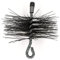 Chimney Brush Head, Stiff Metal Wire Chimney Brush Head, Removes Stubborn Dirt and Debris from Flue and Chimney Walls (Diameter: 250 mm / 10 in)