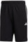 adidas Herren Train Essentials Piqué 3-Stripes Training Shorts, Black/White, M Tall
