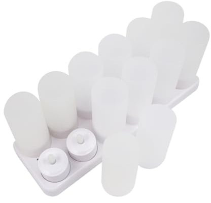 jojofuny 12 Pièces Bougies Chauffe-Plat LED Bougies Chauffe-Plat Bougies LED Bougie Chauffe-Plat À Piles Bougies LED Fausses Bougies Bougies Chauffe-Plat Bougies Chauffe-Plat LED Charge