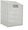 Lot de 4 filtres à graisse en aluminium argenté pour hotte aspirante de cuisine, restaurant - 320 x 260 x 9 mm