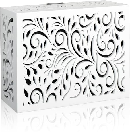 Wooden Doorbell Chime Cover Box Only – Decorative Wall-Mounted Door Bell Cover for Indoor/Outdoor Use – Noise-Reducing, Easy to Install, Universal Fit (standard seize (7.75” x 6” x 2.75”))