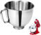 NCONCO Stainless Steel Mixer Bowl, Compatible with 4. 5 Quart/ 5 Quart Tilt- Head Stand Mixers, Dishwashable 5 QT Stainless Steel Bowl with Handle