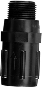 POPETPOP Pressure Regulator 3/4 Inch Plastic Thread Connector with 45 Psi for Irrigation Pressure Reducer Efficient Regulator Drip for Garden and Farm Use