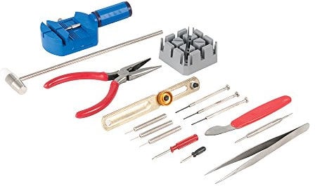 Silverline 870757 Watch Repair Tool Kit, 16-Piece