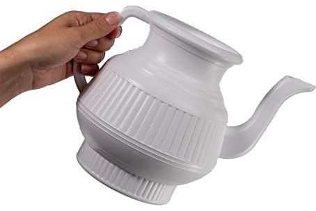 Mayaka786 Lota | Bodna | Toilettenkrug | 2,25 Liter | Kunststoff (weiß)