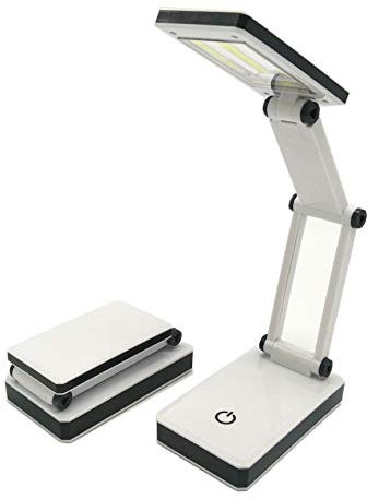 Mobile COB LED Lampe Schreibtischlampe klappbar 3 Helligkeitsstufen ideal für unterwegs