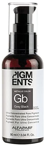 Alfaparf Milano Pigmentos Color Gris Negro, 90 ml