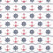 Anniversary House Tiflair PJ370414 Luxus-Servietten, nautisches Anker-Design, dick und stark, 3-lagig, mehrfarbig