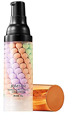 JOMTAM Contorno Multicolore Rosa Verde Viola Isolamento Impermeabile Protezione Naturale Trucco Idratazione Olio Equilibrio Idratante 40g