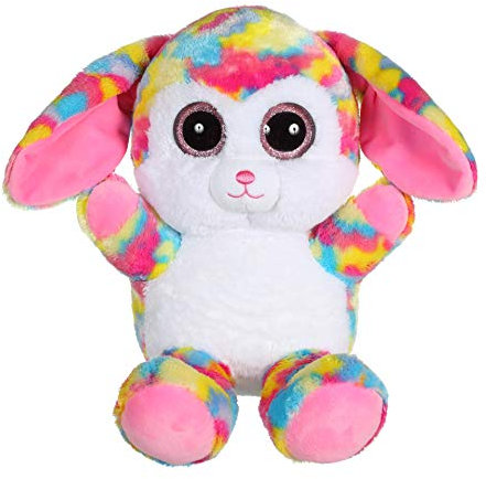 GIPSY Brilloo Friends 30 cm - Lapin Jaune/Rose - Troody