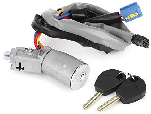 Interruptor de encendido, interruptor de arranque de bloqueo de encendido con 2 llaves 4162.CF para Citroen Berlingo popular