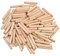 Lot de 100 Rainurées en Bois Chevilles en Bois Effilée Chevilles Sergé Extrémité Goujons en Bouleau Cheville de Meuble Pour Amateurs et Bricolage Menuiserie 6mm x 40mm