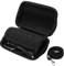 Khanka Hard Travel Case with Silicone Cover for JBL Flip 6 Flip6 Portable Bluetooth Speaker. (Case+silicone cover,Black)