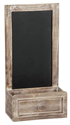 finehomegarden Deko Fenster Holz braun Schublade Pflanzkasten Tafel 25x16cm H49cm Schubkasten Landhaus Deko