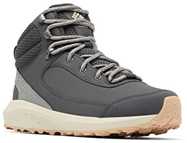 Columbia Trailstorm Peak Mid Wanderstiefel für Damen, Schwarz (Shark x Sedona Sage), 40 EU