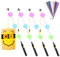 Heelay® 4er LED Laternenstab Elektrisch 50cm für St Martin, LED Laternenstab Electric 50cm Sankt Martin Laterne Kinder Elektrischer Stab für Laternenumzüge Kinder Martinsumzüge Kostümpartys