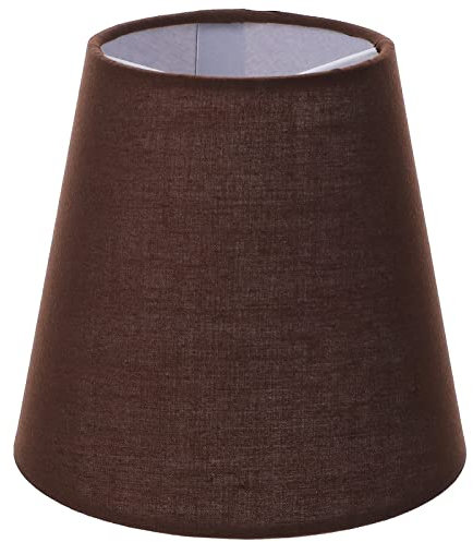 Holibanna Kaffeefarbener Lampenschirm Vintage Wandleuchte Für Wohnzimmer Esszimmer Handgefertigt Geeignet Für Tisch Steh Und Pendelleuchten Sanftes Licht Für Einladende Atmosphäre