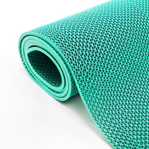 BWKJMY Alfombrilla antideslizante para exteriores, 300 x 90 cm, antideslizante, de goma, resistente, para baño, piscina, hoteles, cocina, restaurante
