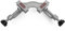 YESWELDER 90° Tube Clamp, Aluminum Alloy Right Angle Coner Clamp for Welding, Woodworking, DIY Projects, Cabinet Making