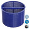 CaiYuanGJ Panier De Skimmer De Piscine, Panier De Skimmer, Panier De Skimmer pour Piscine Enterrée, Panier Et Filtre d'Écumoire, Un Nettoyage Efficace, pour Ramassage des Feuilles (Bleu)