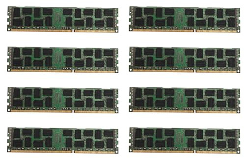 Deechate 8X 8GB DDR3 1333MHZ ECC RAM Memoria PC3L-10600R 1.35V 2RX4 Reg ECC RAM per Workstation Server