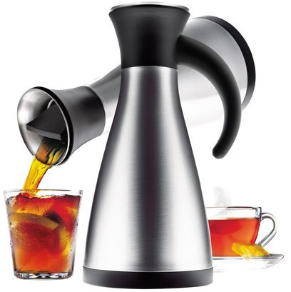 Eva Solo Isolierkanne Inox, tropffrei, mit Griff 1,1 l