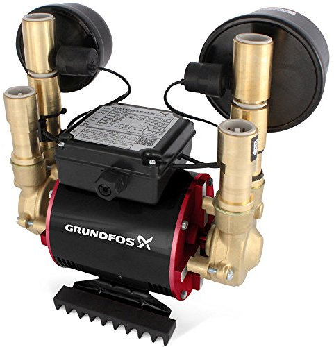 Grundfos Watermill 3.0 Bar Brass Amazon Negative Head Twin Shower Pump STN-3.0 B