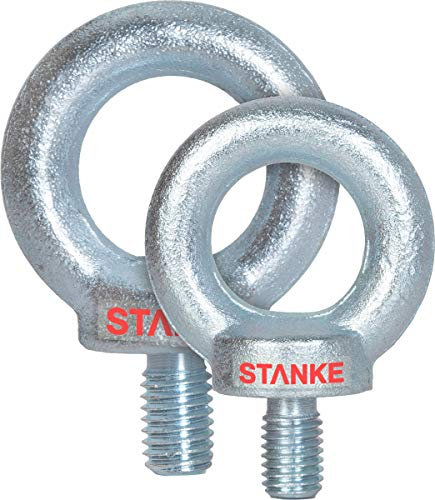 Seilwerk STANKE 10x Ringmutter M8 Ringsmutter 8mm Öse Mutter Auge verzinkt DIN 582