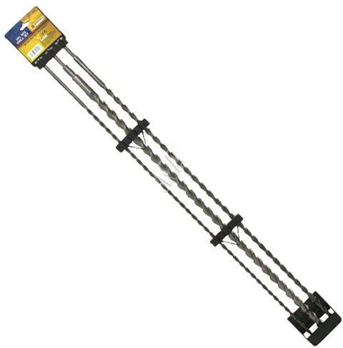 3Pc Sds Drill Bit Set - Masonry Long Reach | 1000Mm 1M | Brick Block, Concrete | Cordless | Drill Accessory | Power Hand Tool Accessories | Home Diy