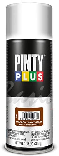 PINTYPLUS Pintura en Spray Basic 520cc Marrón Tabaco Mate 8007, 400 ml (Paquete de 1), 400