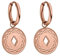 PURELEI® Lolani Ohrringe (Roségold) – Damenohrringe aus langlebigem Edelstahl – Wasserfeste Ohrringe Damen – 1,4 cm Durchmesser – Modeschmuck für deinen individuellen Look