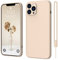 ElestBela für iPhone 12 Pro Max Hülle Silikon Case, Handyhülle für iPhone 12 Pro Max Ultra Dünn Slim mit Microfiber, Kratzfeste Rundumschutz Case Schutzhülle Hülle Khaki