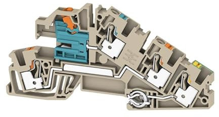 Montageklemme PUSH IN 4mm² - Installations-Klemme 6,1mm 30A