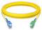 10Gtek SC/APC a SC/UPC Simplex Cavo Fibra Ottica 20-meter, 9/125μm Monomodale Cavo Patch Fibra LSZH, Compatibile con Freebox Iliad(Free), Bianco